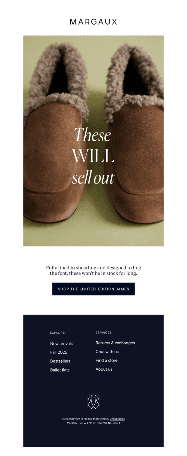 Guaranteed to sell out