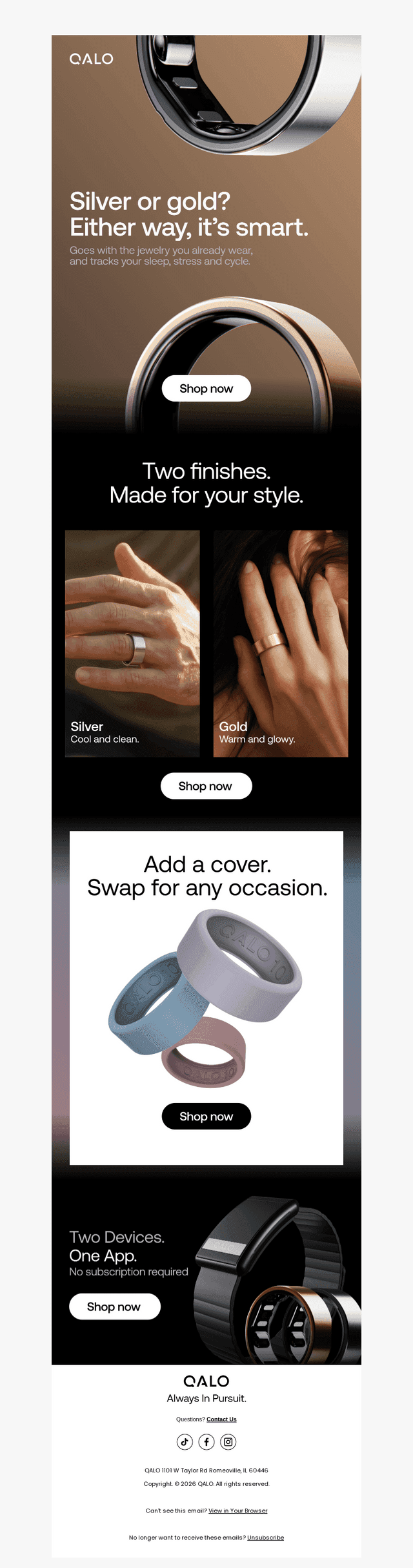 Silver or gold?