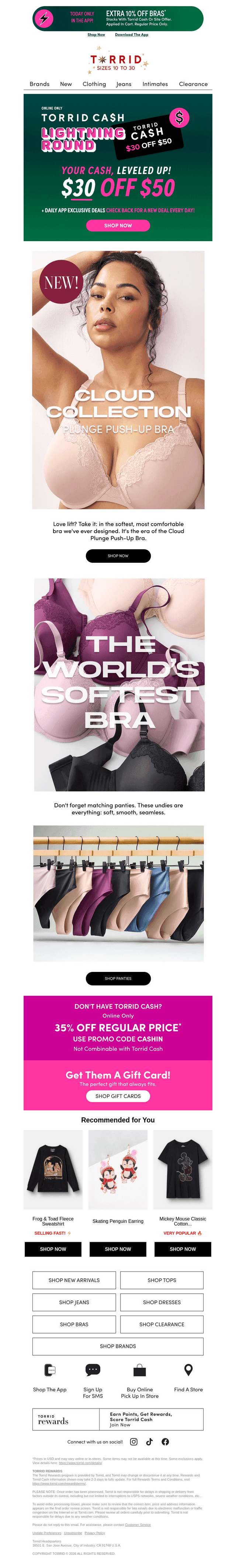 Torrid email from Thu, Oct 22, 2026