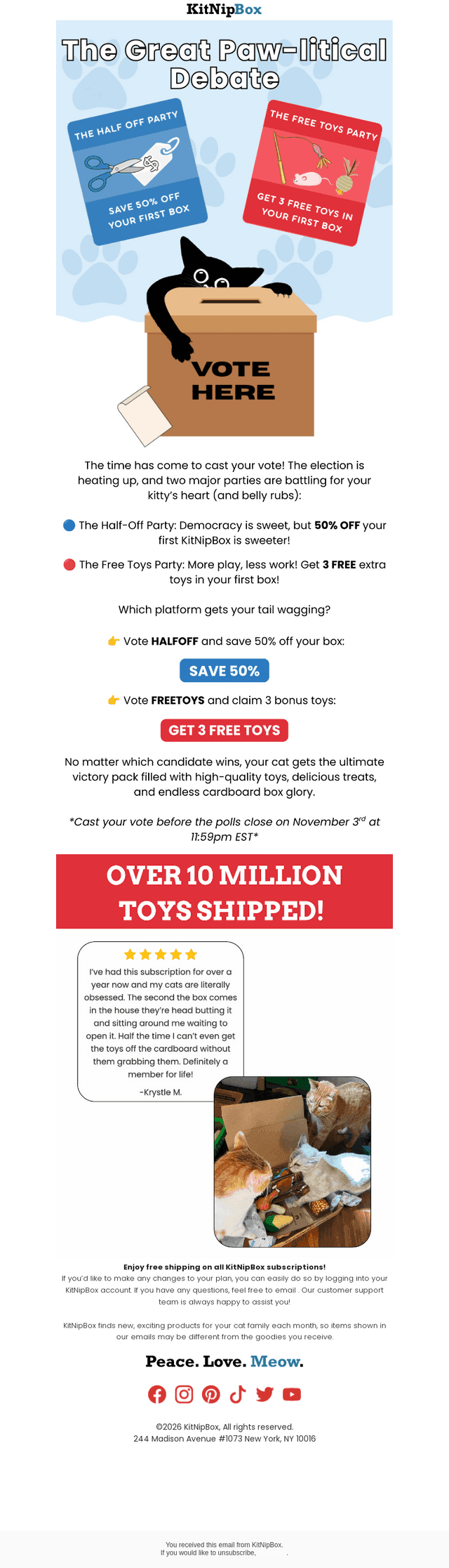 KitNipBox email from Thu, Oct 22, 2026