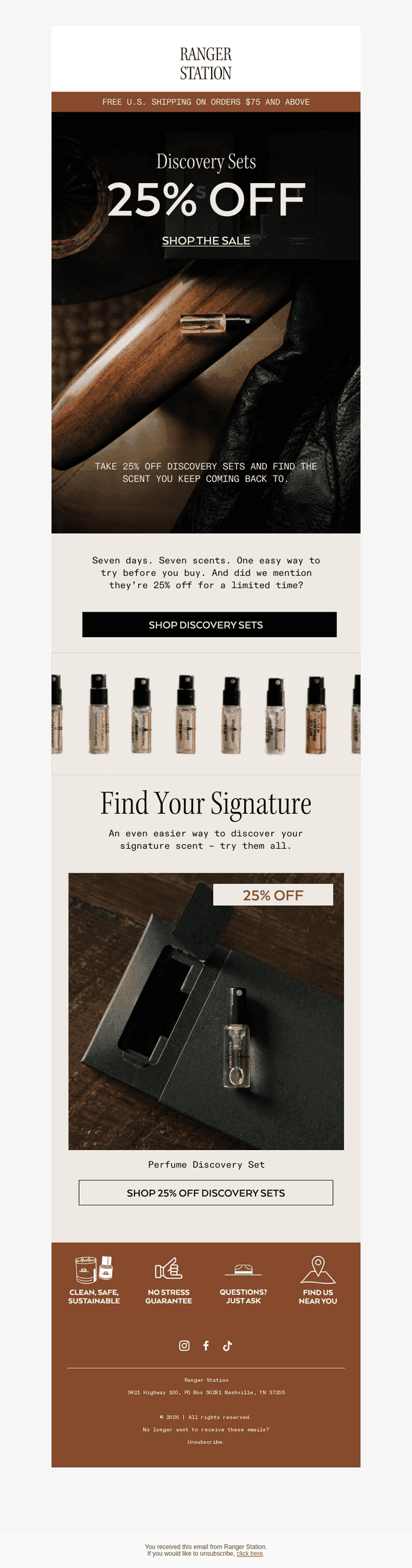 25% OFF PERFUME DISCOVERY SETS 🚨