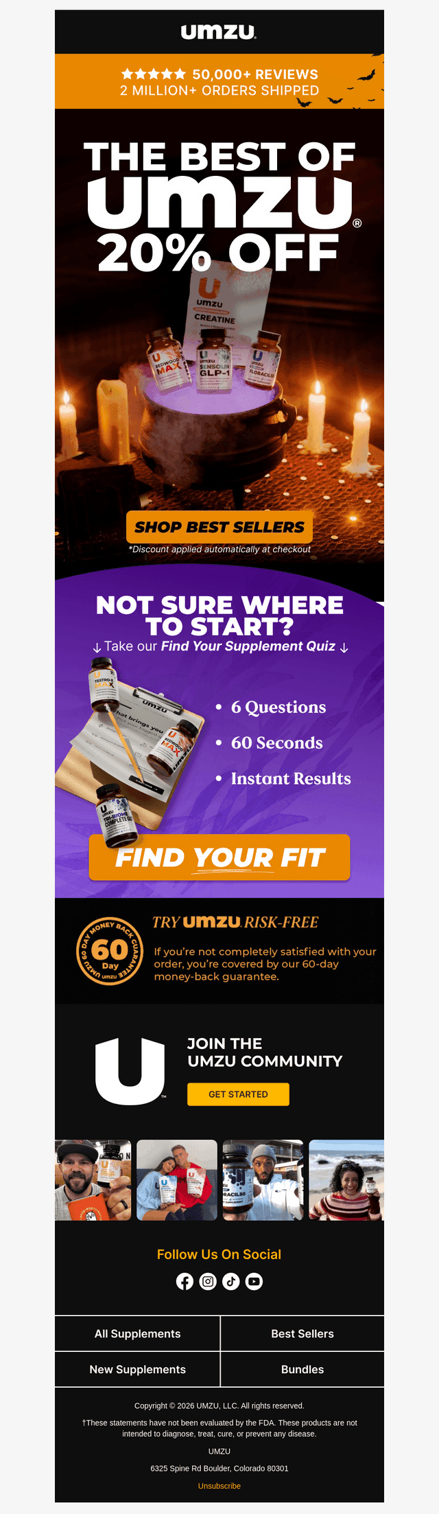 UMZU email from Thu, Oct 22, 2026