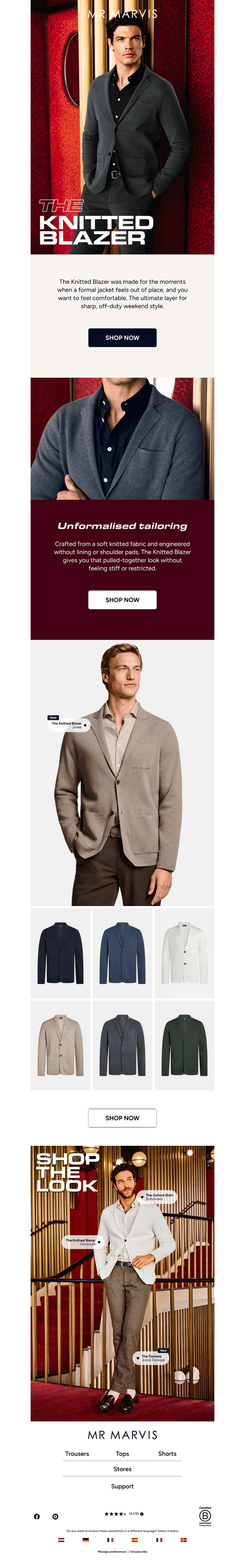 Weekend style with The Knitted Blazer