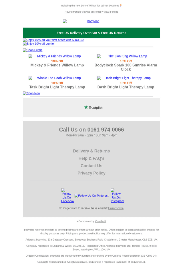 bodykind email from Fri, Oct 23, 2026