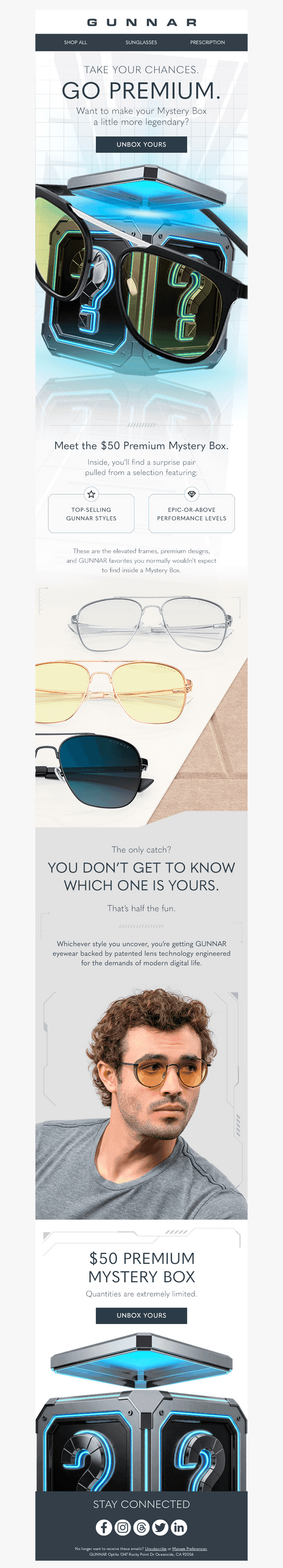 GUNNAR Optiks email from Fri, Oct 23, 2026