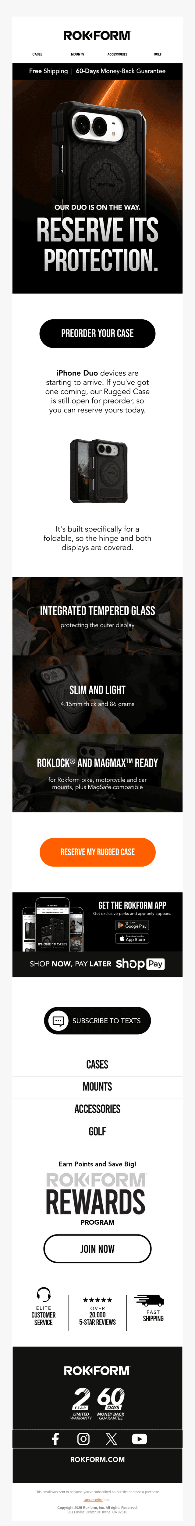 Rokform email from Fri, Oct 23, 2026