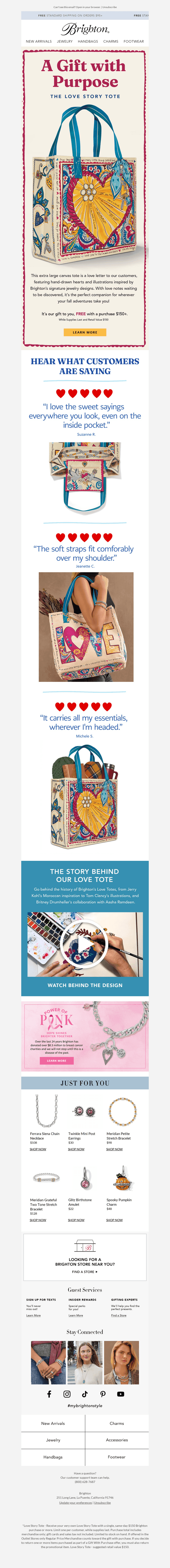 Brighton Collectibles email from Fri, Oct 23, 2026