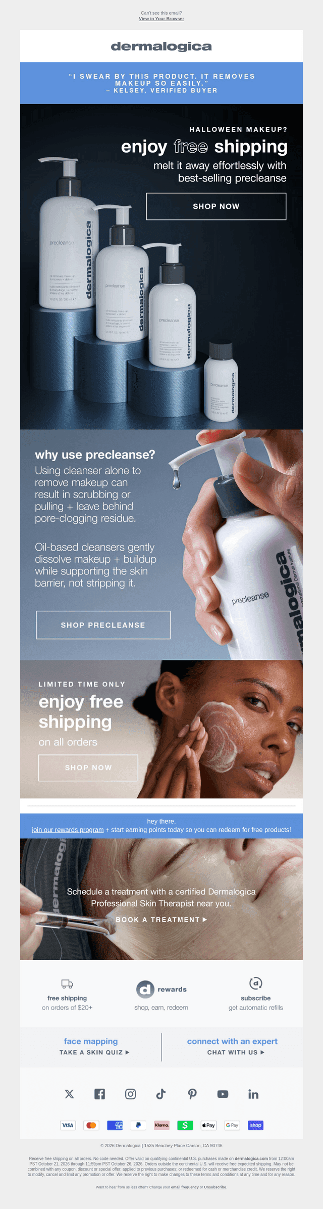 Dermalogica email from Fri, Oct 23, 2026