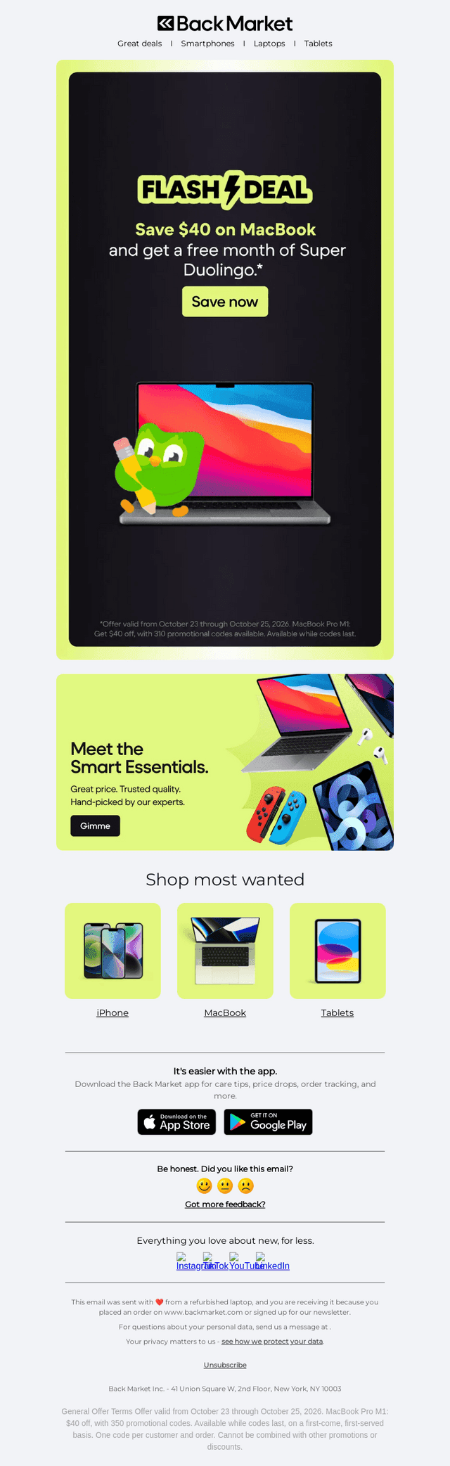 ️ ⚡️ FLASH DEAL: Save now on MacBooks