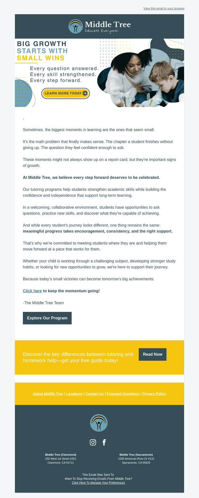 Middle Tree email from Fri, Oct 23, 2026