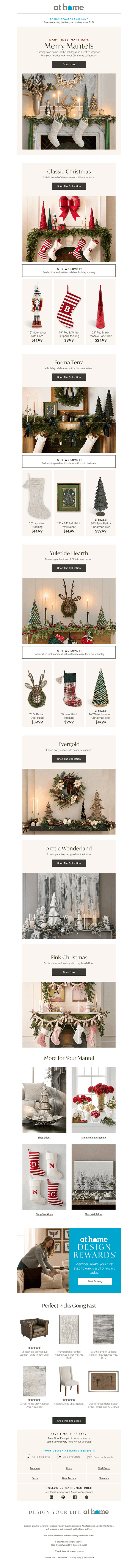 Mantel makeover: Holiday magic edition ✨🎄❄️