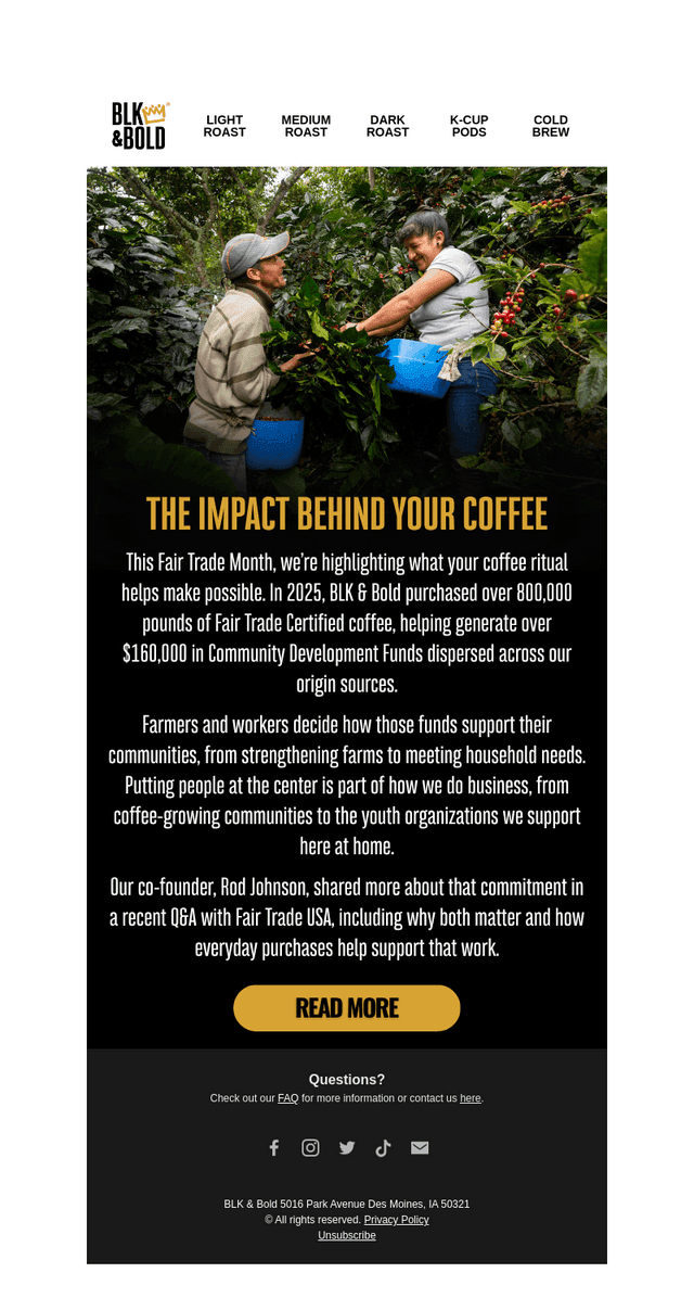 Talking Fair Trade & Impact With BLK & Bold ☕🤝
