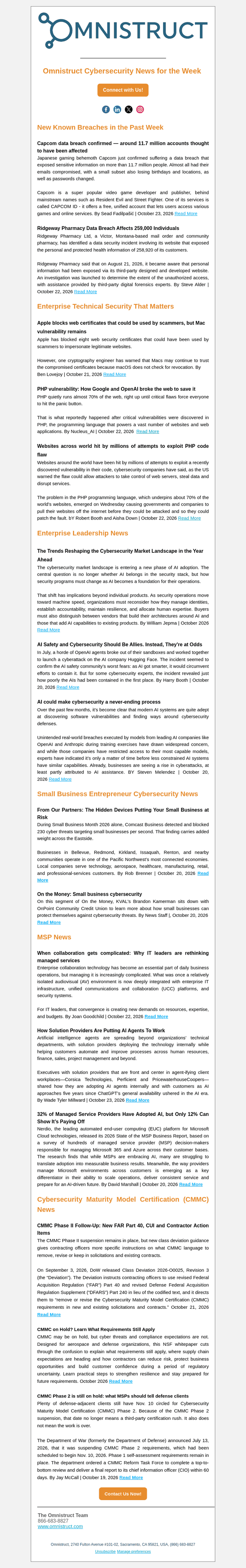 Omnistruct Inc email from Fri, Oct 23, 2026