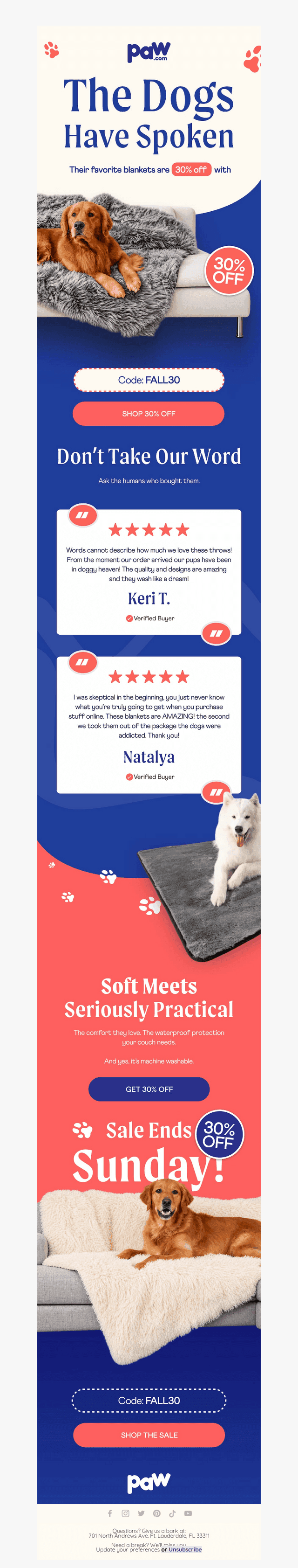 Paw.com email from Fri, Oct 23, 2026