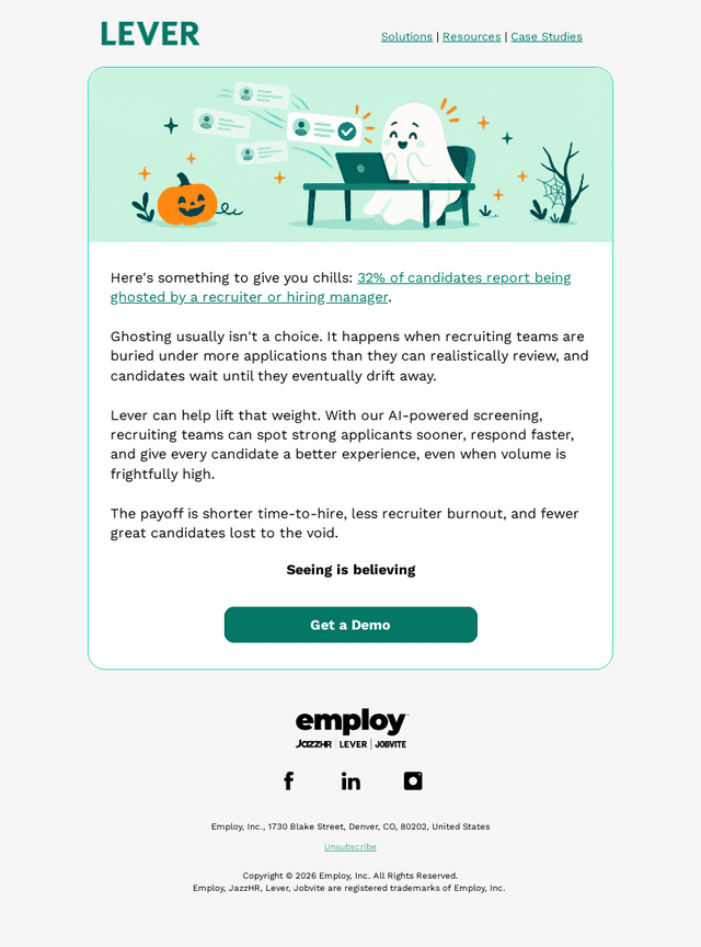 Lever email from Fri, Oct 23, 2026
