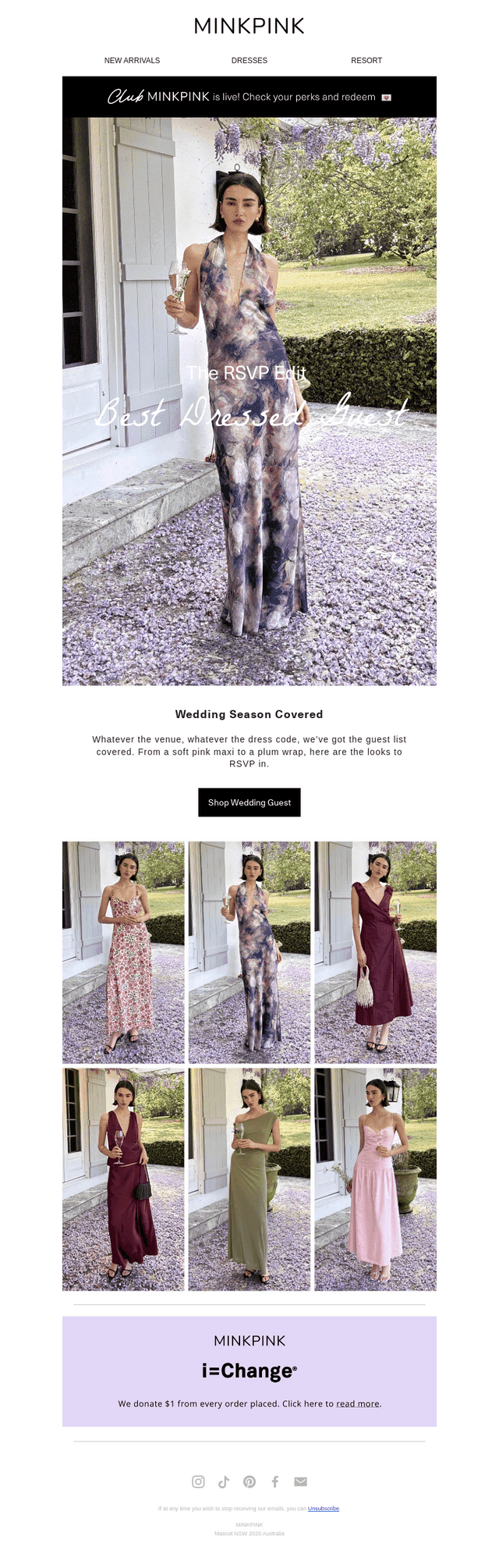 MINKPINK email from Fri, Oct 23, 2026