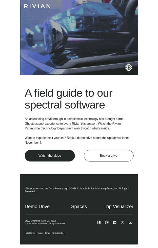 Rivian email from Fri, Oct 23, 2026