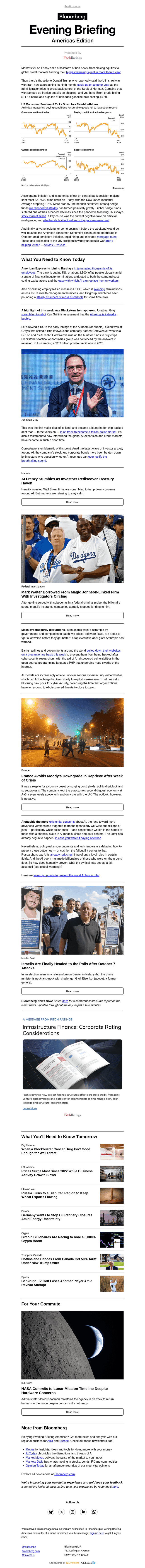 Bloomberg email from Fri, Oct 23, 2026