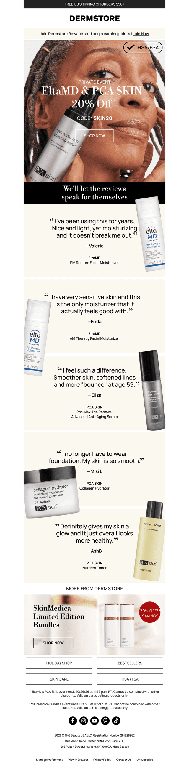 DermStore email from Fri, Oct 23, 2026