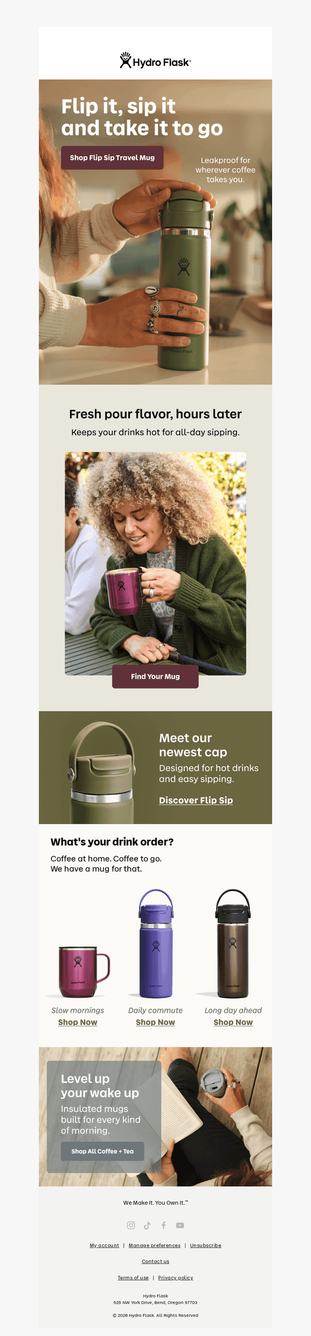 Hydroflask email from Fri, Oct 23, 2026