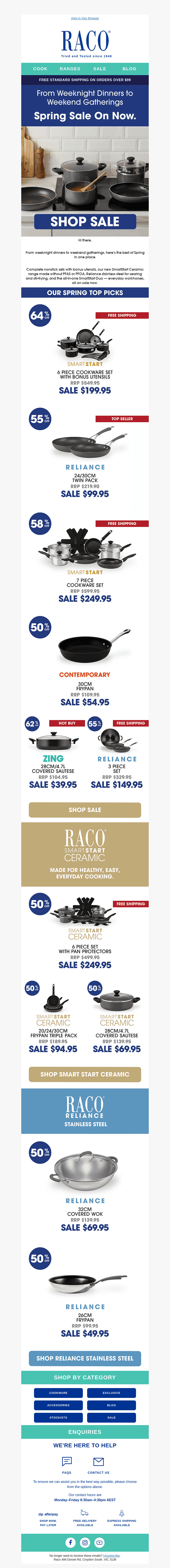 RACO Australia email from Sat, Oct 24, 2026