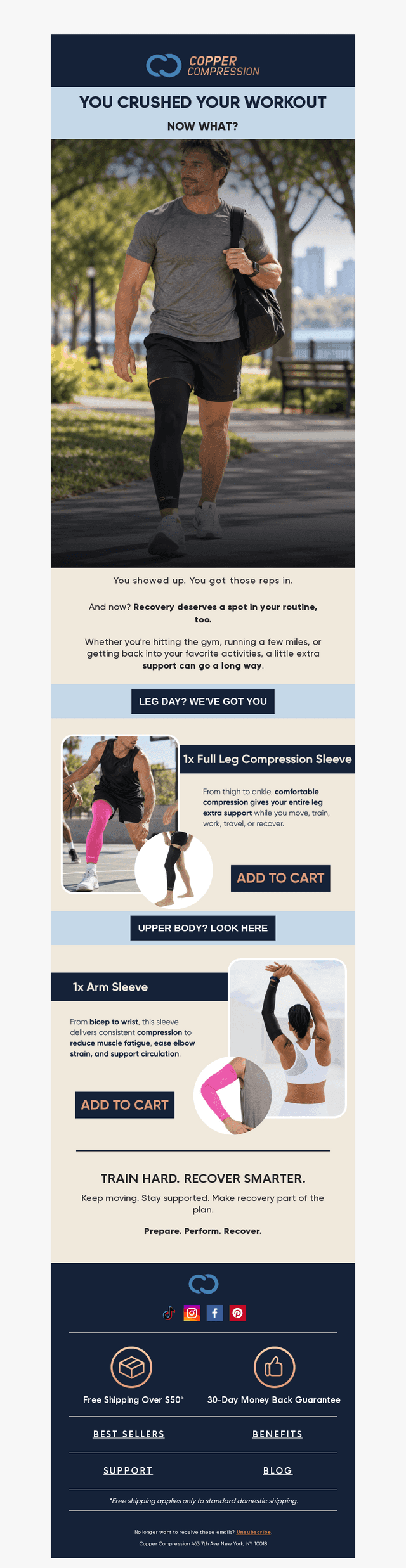 You forgot something after your workout!