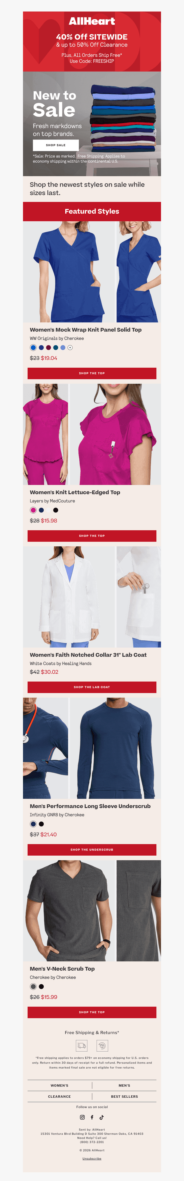 AllHeart email from Sat, Oct 24, 2026