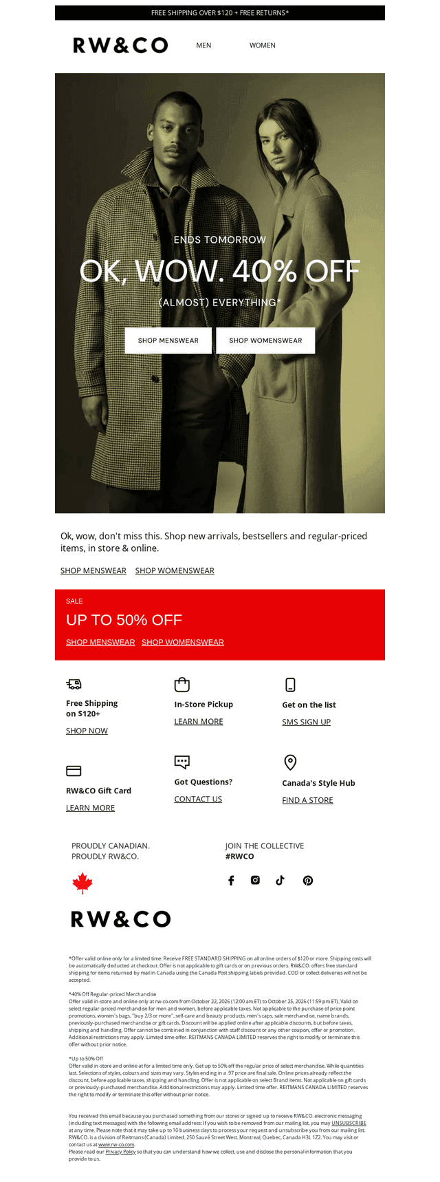 RW&CO. CA email from Sat, Oct 24, 2026