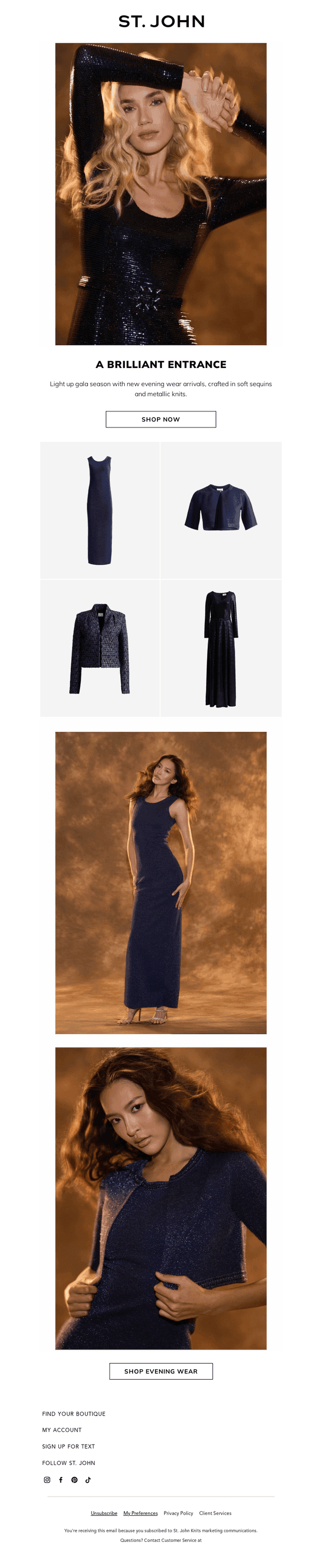 Luminous Evening Wear Arrivals