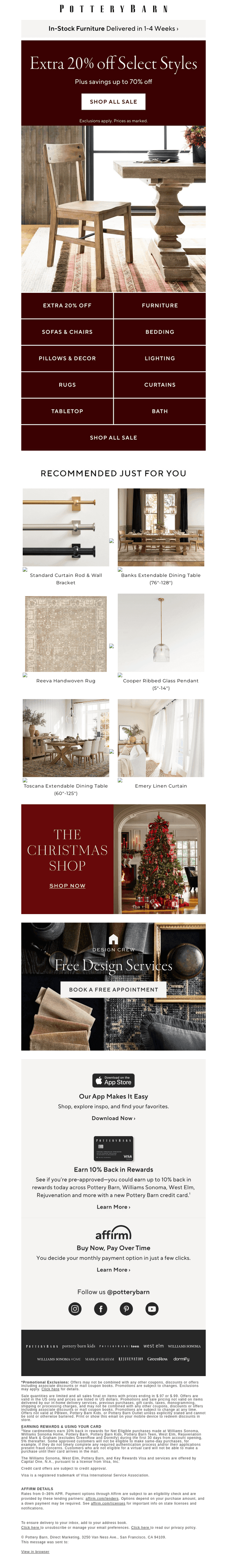 Save MORE with EXTRA 20% OFF select styles