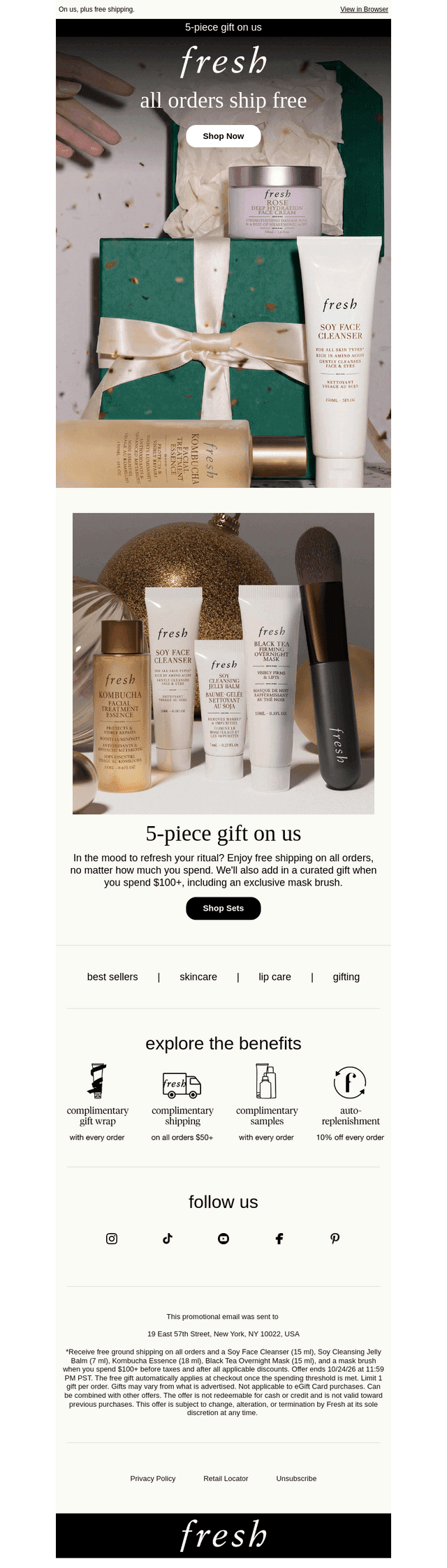 Don't miss an exclusive gift