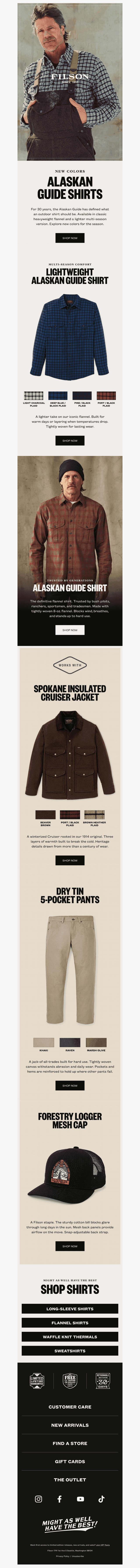 Filson email from Sat, Oct 24, 2026