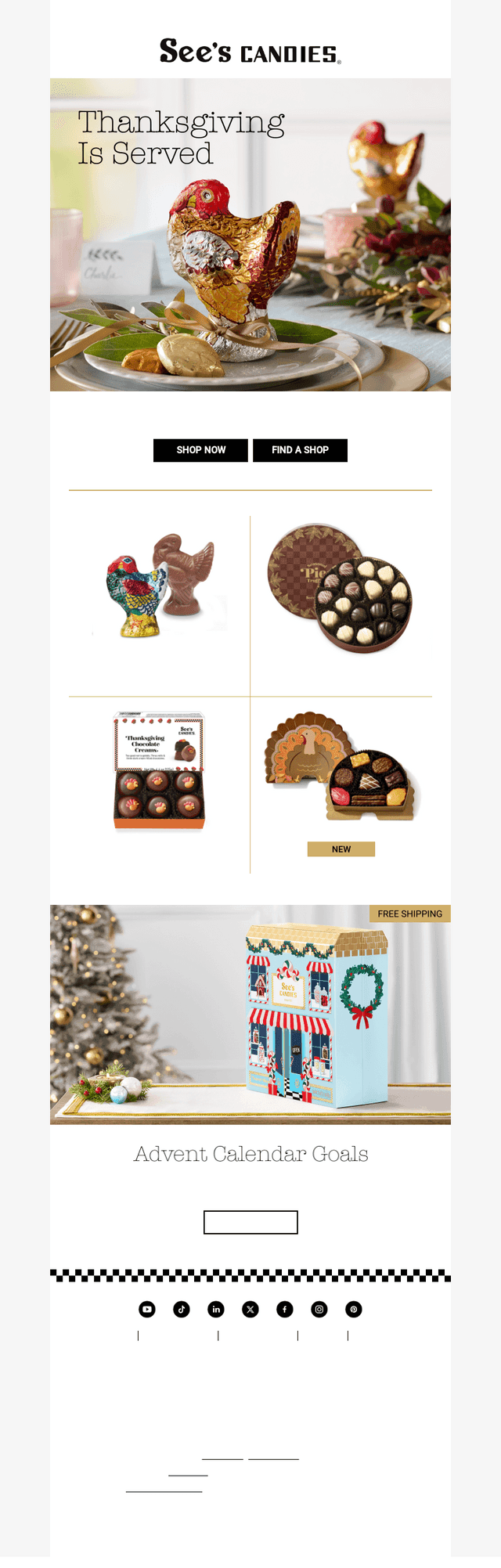 See's Candies email from Sat, Oct 24, 2026