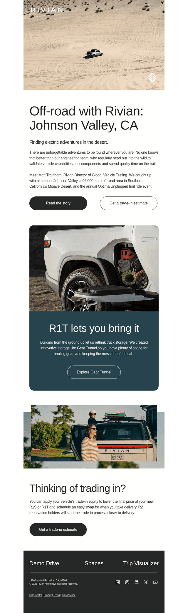 Rivian email from Sat, Oct 24, 2026
