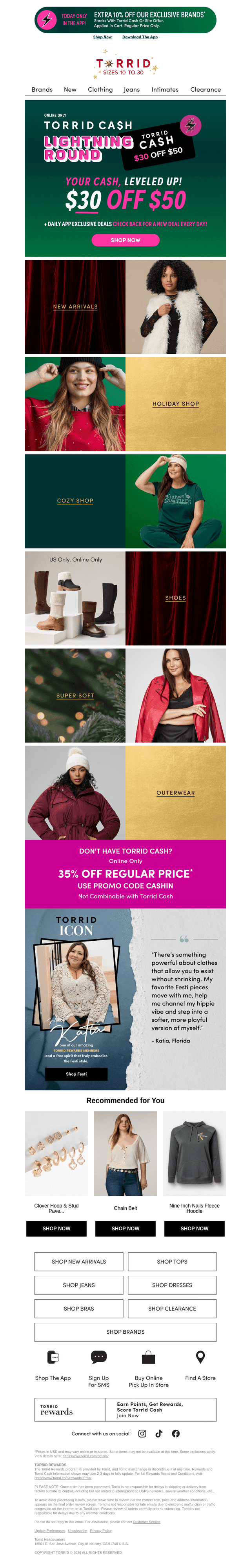 Torrid email from Sat, Oct 24, 2026
