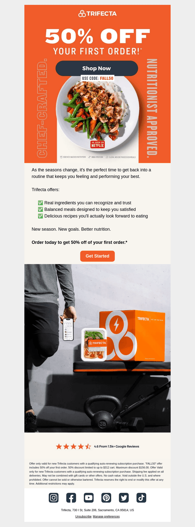 Trifecta email from Sat, Oct 24, 2026