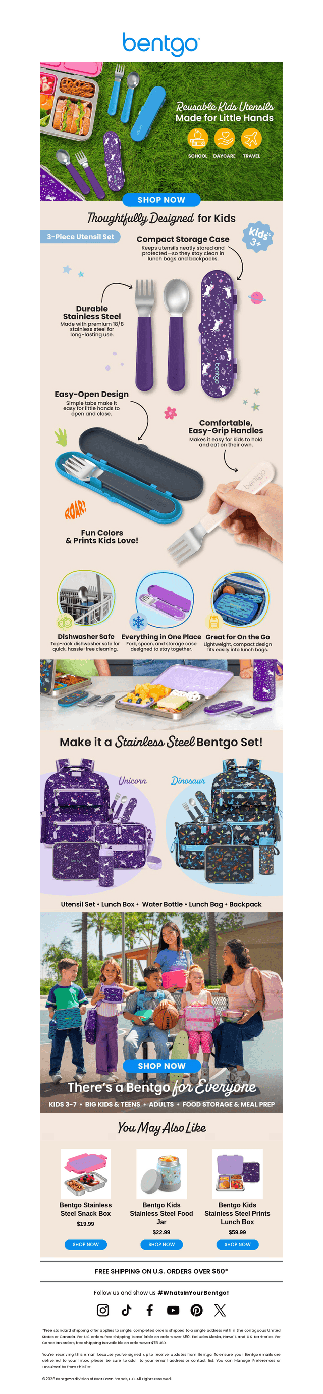 Bentgo email from Sun, Oct 25, 2026