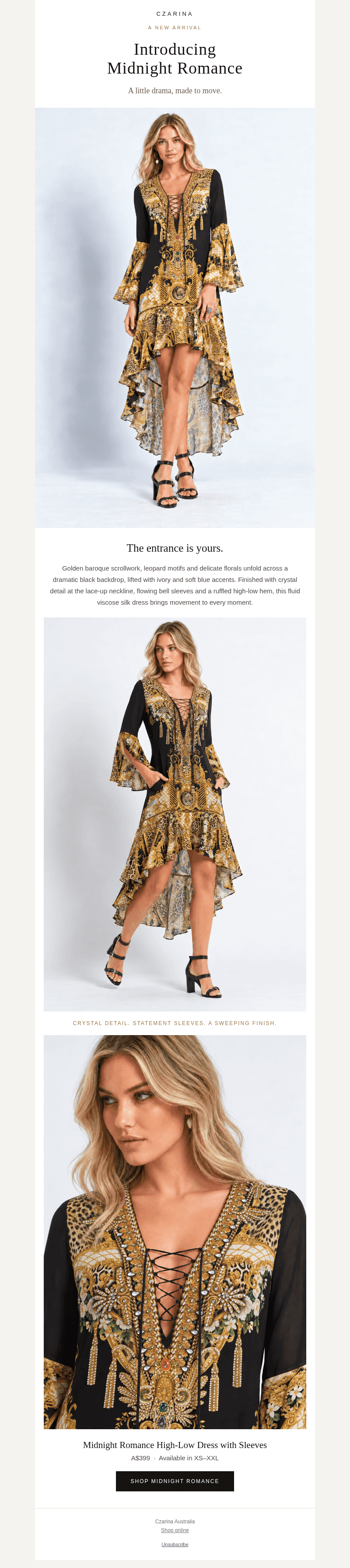 Meet Midnight Romance: your new evening statement