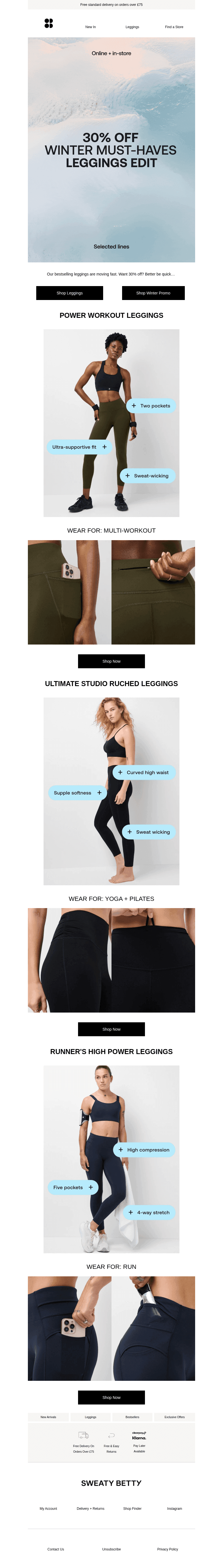 Leggings now 30% off