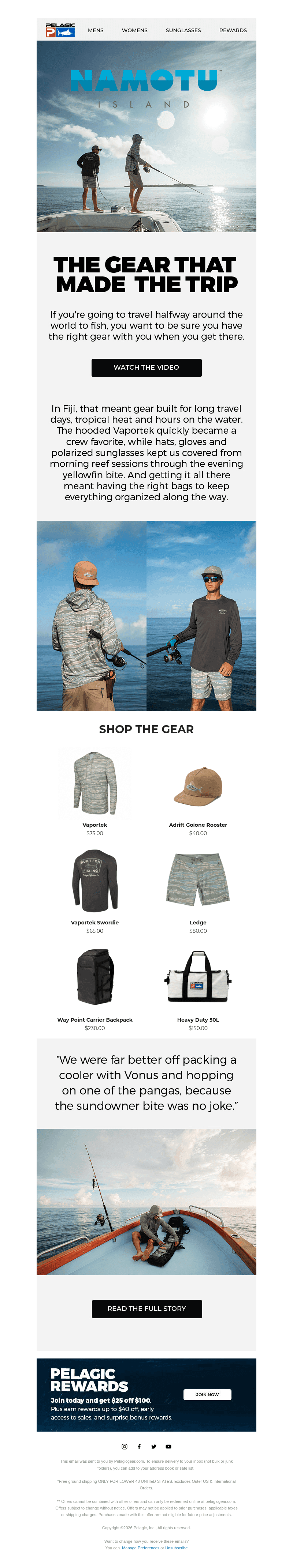 Pelagic email from Sun, Oct 25, 2026