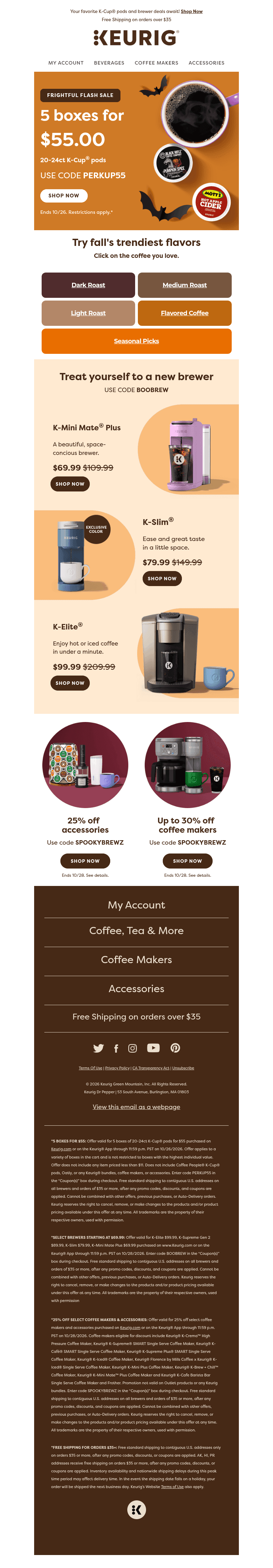5 for $55: Brew up the best 💖