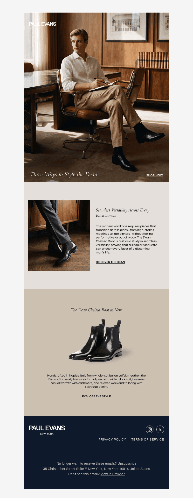 Three Ways to Style The Dean