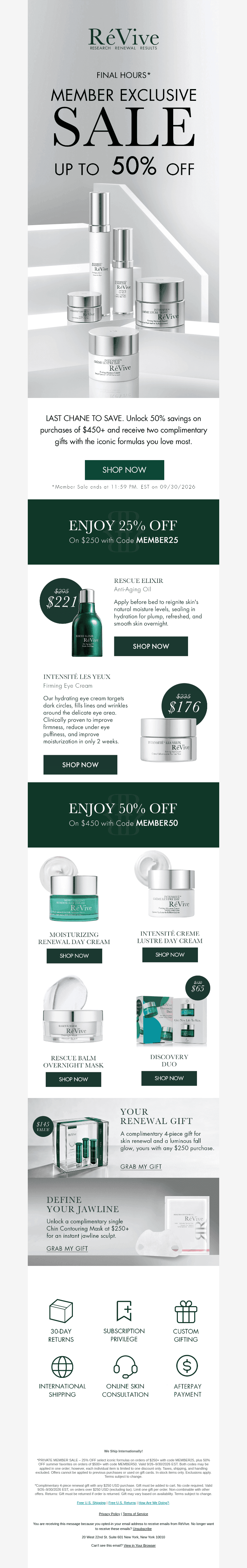 LAST CALL - 50% OFF Ends Tonight