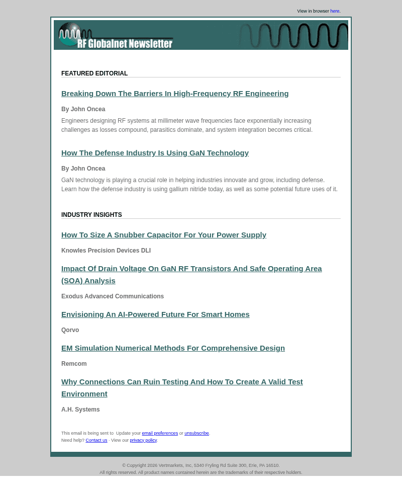 RF Globalnet email from Sun, Oct 25, 2026