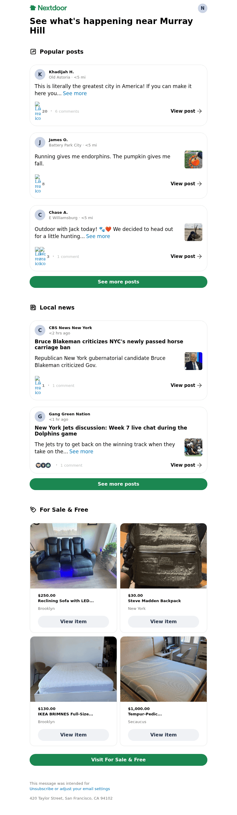 Next email from Sun, Oct 25, 2026