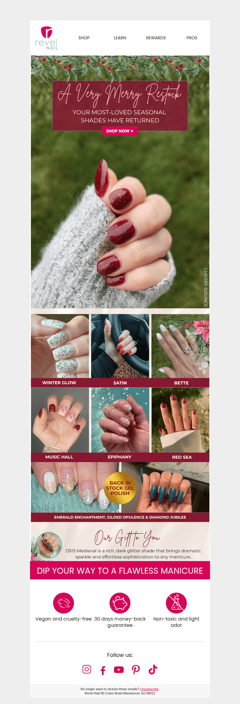 Revel Nail email from Sun, Oct 25, 2026