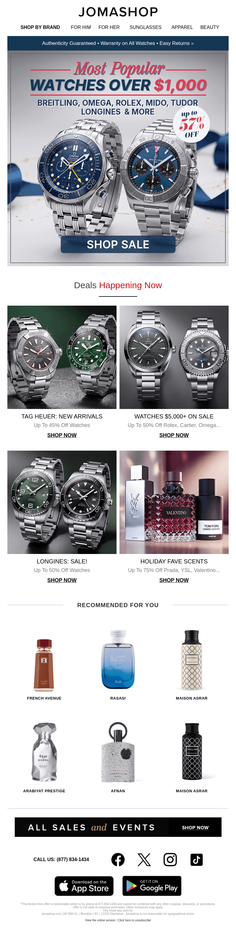 WATCH GIFTS $1,000+