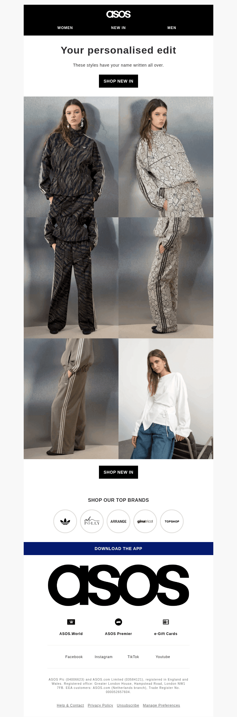 ASOS email from Sun, Oct 25, 2026