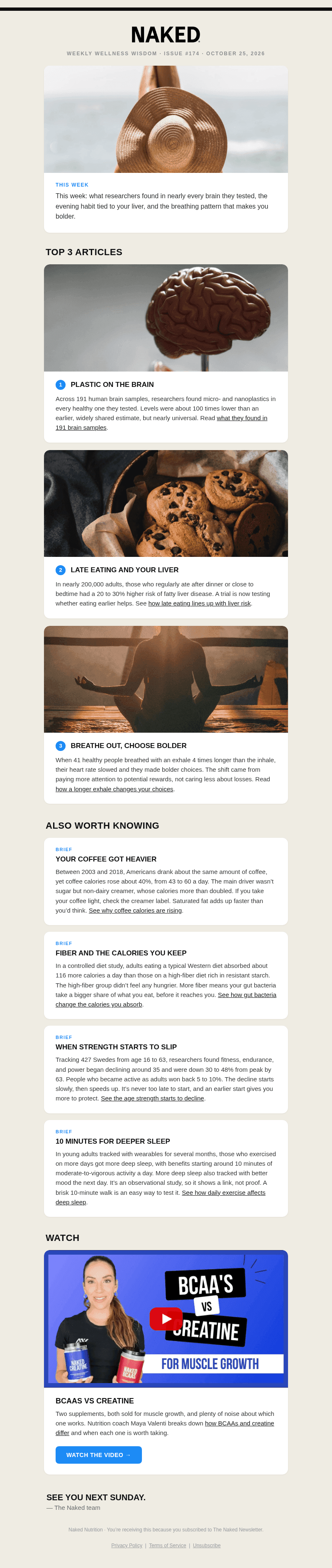 Naked Nutrition email from Sun, Oct 25, 2026