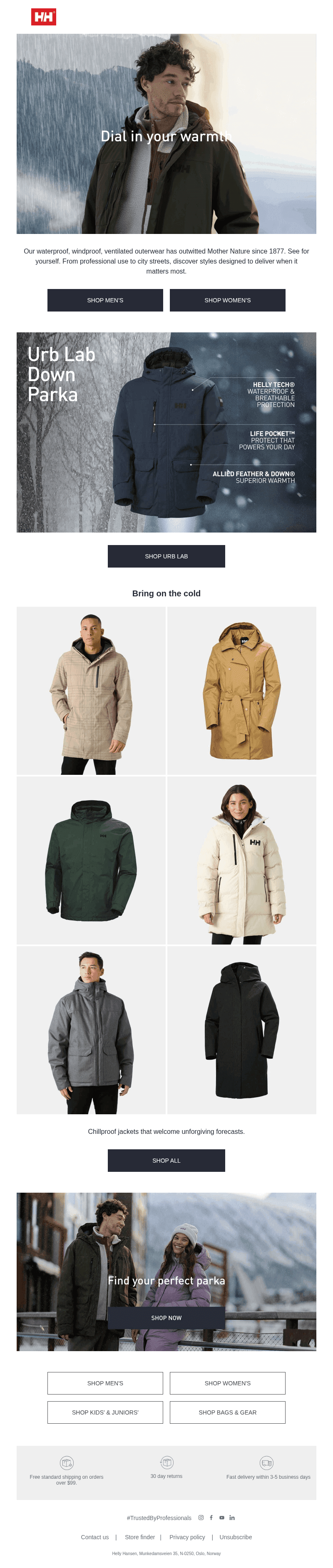Helly Hansen email from Sun, Oct 25, 2026